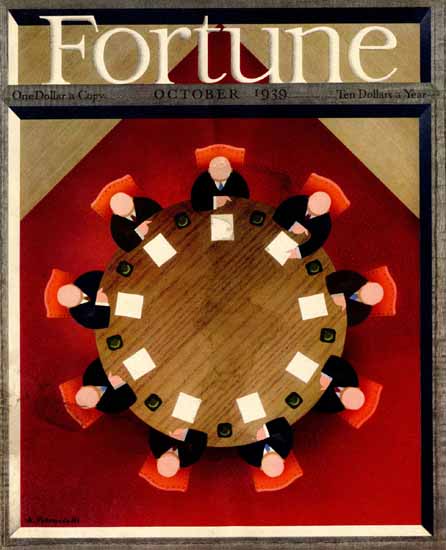 Antonio Petruccelli Fortune Magazine October 1939 Copyright | Fortune Magazine Graphic Art Covers 1930-1959