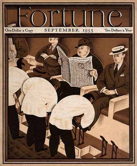 Antonio Petruccelli Fortune Magazine September 1935 Copyright | Fortune Magazine Graphic Art Covers 1930-1959