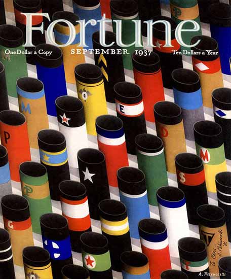 Antonio Petruccelli Fortune Magazine September 1937 Copyright | Fortune Magazine Graphic Art Covers 1930-1959