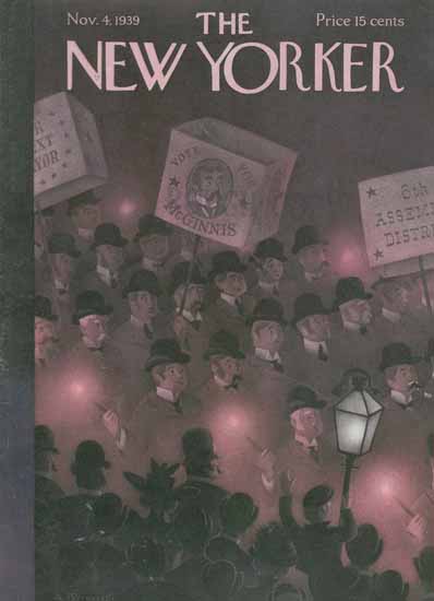 Antonio Petruccelli The New Yorker 1939_11_04 Copyright | The New Yorker Graphic Art Covers 1925-1945