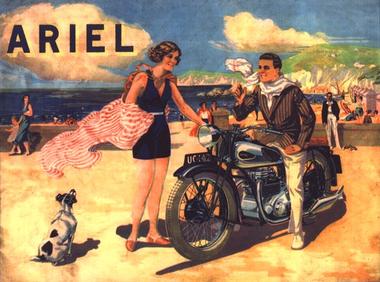 Ariel Motorcycles 1932 | Sex Appeal Vintage Ads and Covers 1891-1970