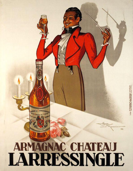 Armagnac Chateau Larressingle 1938 | Vintage Ad and Cover Art 1891-1970