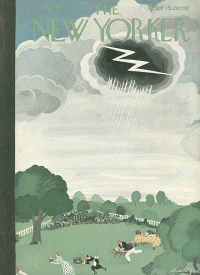 Arnold Hall The New Yorker 1937_07_24 Copyright | The New Yorker Graphic Art Covers 1925-1945