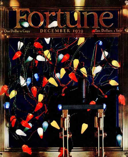 Arthur Gerlach Fortune Magazine December 1939 Copyright | Fortune Magazine Graphic Art Covers 1930-1959