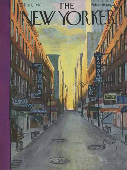 Arthur Getz The New Yorker 1948_05_01 Copyright | The New Yorker Graphic Art Covers 1946-1970