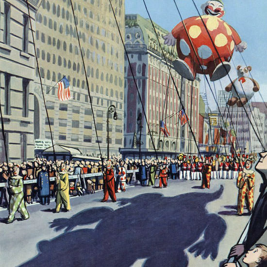 Arthur Getz The New Yorker 1952_11_29 Copyright crop | Best of 1950s Ad and Cover Art