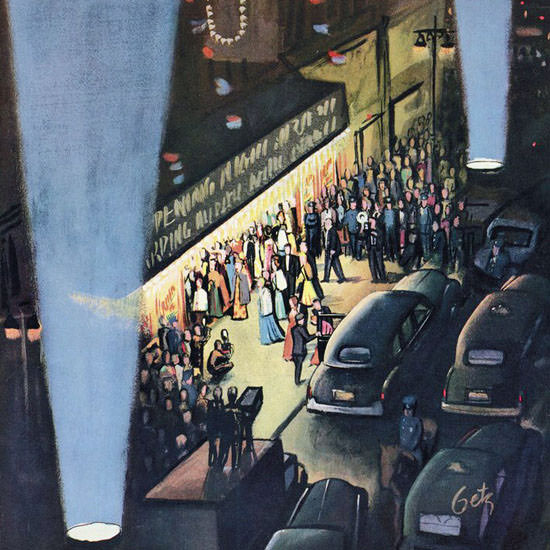 Arthur Getz The New Yorker 1953_09_26 Copyright crop | Best of 1950s Ad and Cover Art