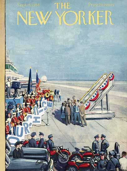 Arthur Getz The New Yorker 1956_09_15 Copyright | The New Yorker Graphic Art Covers 1946-1970