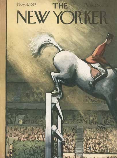 Arthur Getz The New Yorker 1957_11_09 Copyright | The New Yorker Graphic Art Covers 1946-1970