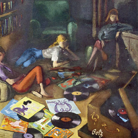 Arthur Getz The New Yorker 1958_04_26 Copyright crop | Best of 1950s Ad and Cover Art