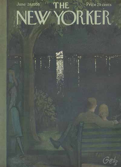 Arthur Getz The New Yorker 1958_06_28 Copyright | The New Yorker Graphic Art Covers 1946-1970