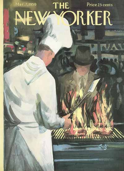 Arthur Getz The New Yorker 1959_03_07 Copyright | The New Yorker Graphic Art Covers 1946-1970