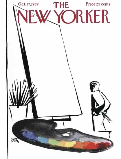 Arthur Getz The New Yorker 1959_10_17 Copyright | The New Yorker Graphic Art Covers 1946-1970