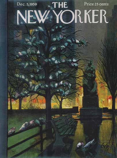 Arthur Getz The New Yorker 1959_12_05 Copyright | The New Yorker Graphic Art Covers 1946-1970