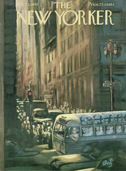 Arthur Getz The New Yorker 1960_07_23 Copyright | The New Yorker Graphic Art Covers 1946-1970