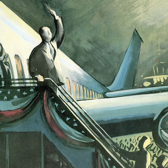 Arthur Getz The New Yorker 1960_10_01 Copyright crop | Best of Vintage Cover Art 1900-1970