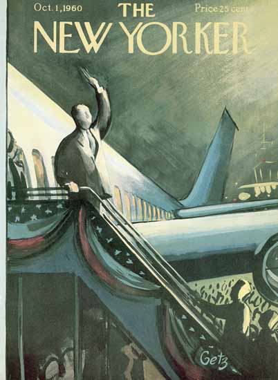 Arthur Getz The New Yorker 1960_10_01 Copyright | The New Yorker Graphic Art Covers 1946-1970