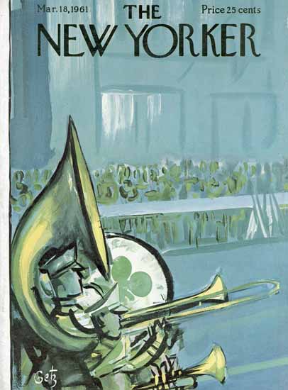 Arthur Getz The New Yorker 1961_03_18 Copyright | The New Yorker Graphic Art Covers 1946-1970