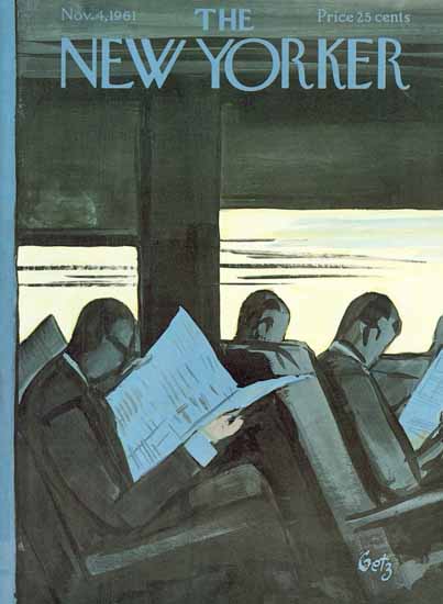 Arthur Getz The New Yorker 1961_11_04 Copyright | The New Yorker Graphic Art Covers 1946-1970