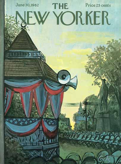 Arthur Getz The New Yorker 1962_06_30 Copyright | The New Yorker Graphic Art Covers 1946-1970