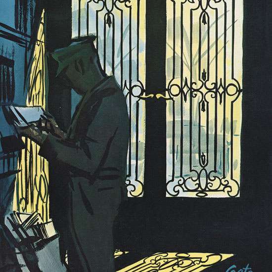 Arthur Getz The New Yorker 1962_12_01 Copyright crop | Best of Vintage Cover Art 1900-1970