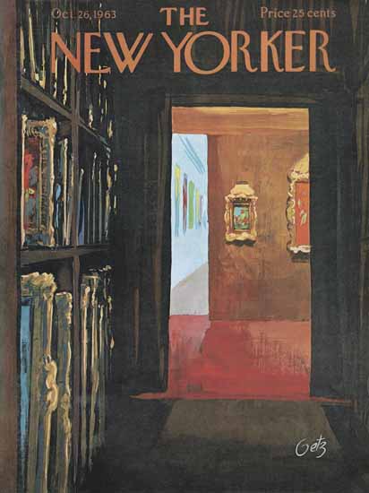 Arthur Getz The New Yorker 1963_10_26 Copyright | The New Yorker Graphic Art Covers 1946-1970