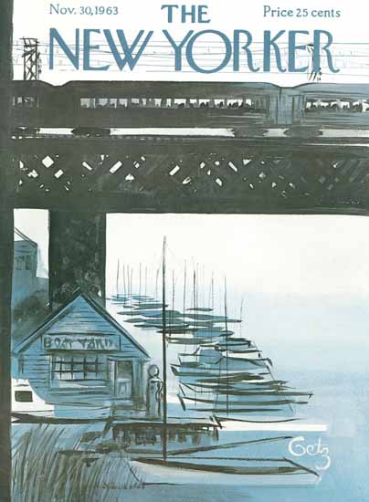 Arthur Getz The New Yorker 1963_11_30 Copyright | The New Yorker Graphic Art Covers 1946-1970