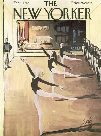 Arthur Getz The New Yorker 1964_02_01 Copyright | The New Yorker Graphic Art Covers 1946-1970