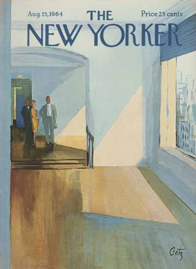 Arthur Getz The New Yorker 1964_08_15 Copyright | The New Yorker Graphic Art Covers 1946-1970