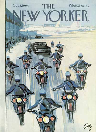 Arthur Getz The New Yorker 1964_10_03 Copyright | The New Yorker Graphic Art Covers 1946-1970