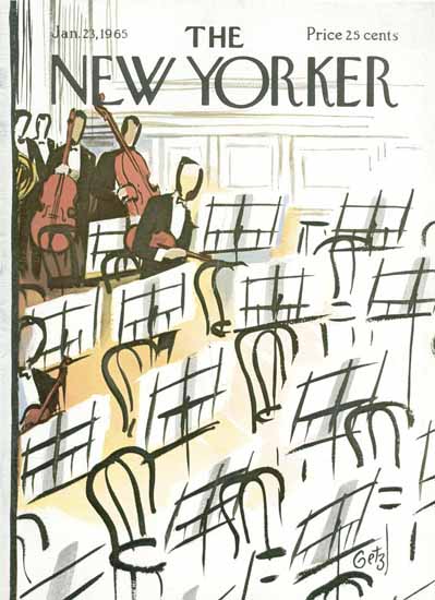 Arthur Getz The New Yorker 1965_01_23 Copyright | The New Yorker Graphic Art Covers 1946-1970