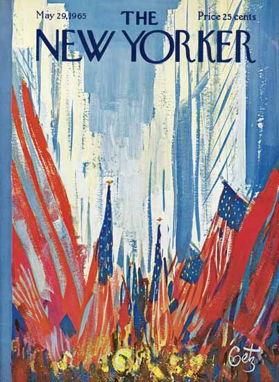 Arthur Getz The New Yorker 1965_05_29 Copyright | The New Yorker Graphic Art Covers 1946-1970