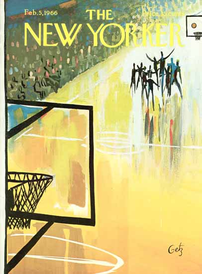 Arthur Getz The New Yorker 1966_02_05 Copyright | The New Yorker Graphic Art Covers 1946-1970