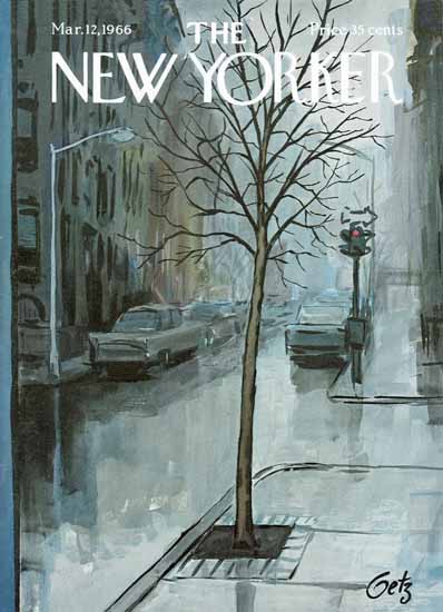 Arthur Getz The New Yorker 1966_03_12 Copyright | The New Yorker Graphic Art Covers 1946-1970