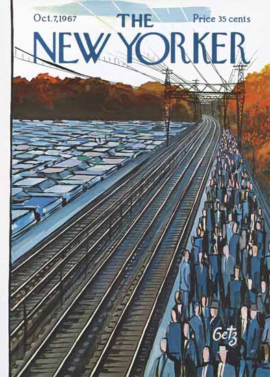 Arthur Getz The New Yorker 1967_10_07 Copyright | The New Yorker Graphic Art Covers 1946-1970