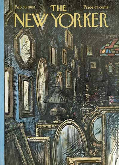 Arthur Getz The New Yorker 1968_02_10 Copyright | The New Yorker Graphic Art Covers 1946-1970