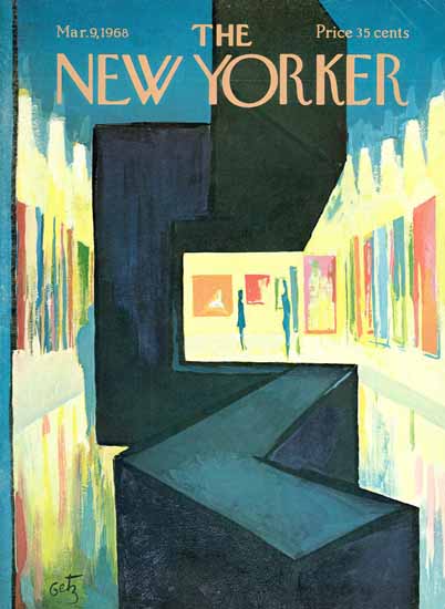 Arthur Getz The New Yorker 1968_03_09 Copyright | The New Yorker Graphic Art Covers 1946-1970