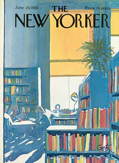 Arthur Getz The New Yorker 1968_06_29 Copyright | The New Yorker Graphic Art Covers 1946-1970