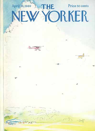 Arthur Getz The New Yorker 1969_04_26 Copyright | The New Yorker Graphic Art Covers 1946-1970