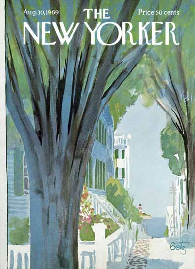 Arthur Getz The New Yorker 1969_08_30 Copyright | The New Yorker Graphic Art Covers 1946-1970