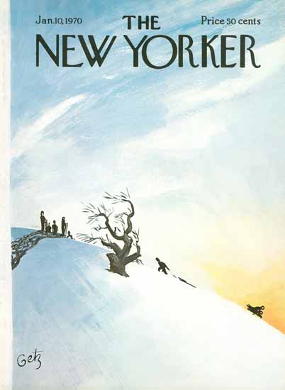 Arthur Getz The New Yorker 1970_01_10 Copyright | The New Yorker Graphic Art Covers 1946-1970