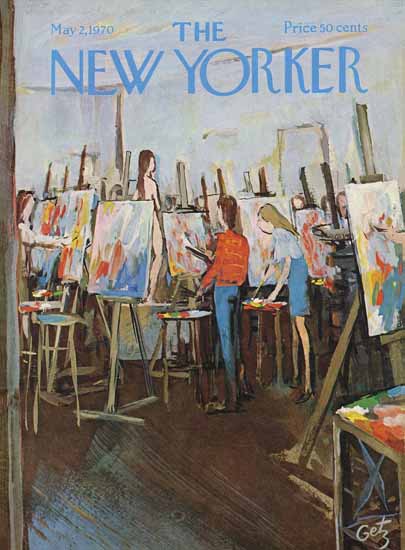 Arthur Getz The New Yorker 1970_05_02 Copyright | The New Yorker Graphic Art Covers 1946-1970