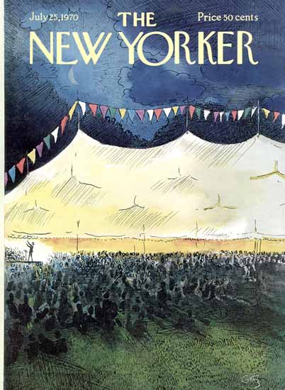 Arthur Getz The New Yorker 1970_07_25 Copyright | The New Yorker Graphic Art Covers 1946-1970