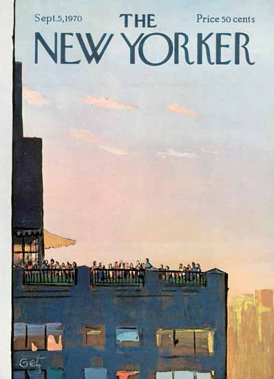 Arthur Getz The New Yorker 1970_09_05 Copyright | The New Yorker Graphic Art Covers 1946-1970