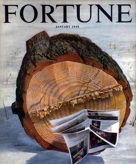 Arthur Lidov Fortune Magazine January 1949 Copyright | Fortune Magazine Graphic Art Covers 1930-1959