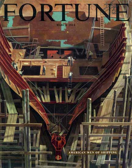 Arthur Lidov Fortune Magazine March 1949 Copyright | Fortune Magazine Graphic Art Covers 1930-1959