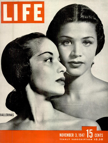 Ballerinas 3 Nov 1947 Copyright Life Magazine | Life Magazine BW Photo Covers 1936-1970