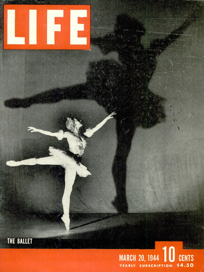 Ballet 20 Mar 1944 Copyright Life Magazine | Life Magazine BW Photo Covers 1936-1970