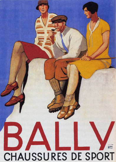 Bally Chaussures De Sport Switzerland Suisse | Sex Appeal Vintage Ads and Covers 1891-1970