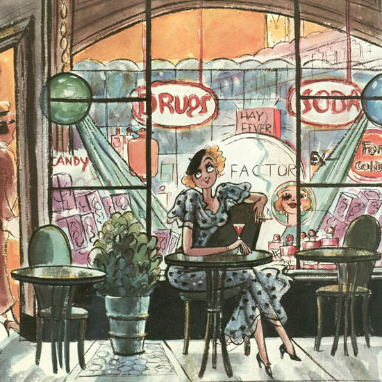 Barbara Shermund The New Yorker 1935_06_29 Copyright crop | Best of 1930s Ad and Cover Art